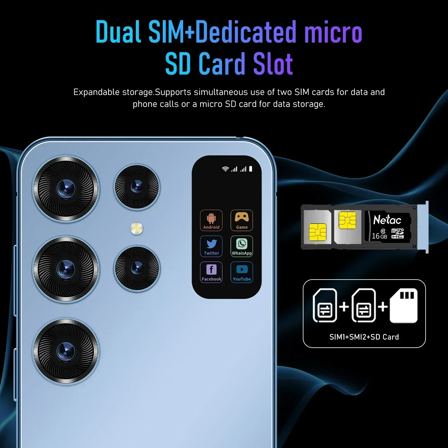 Оригинальный смартфон S24 Ultra глобальная версия 5G мобильные телефоны 7000 мАч