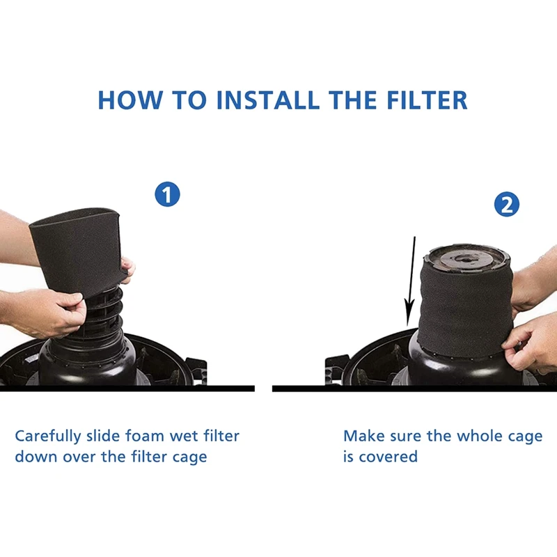 10 шт./упаковка пенный фильтр VF2001 для пылесоса сухой и влажной уборки
