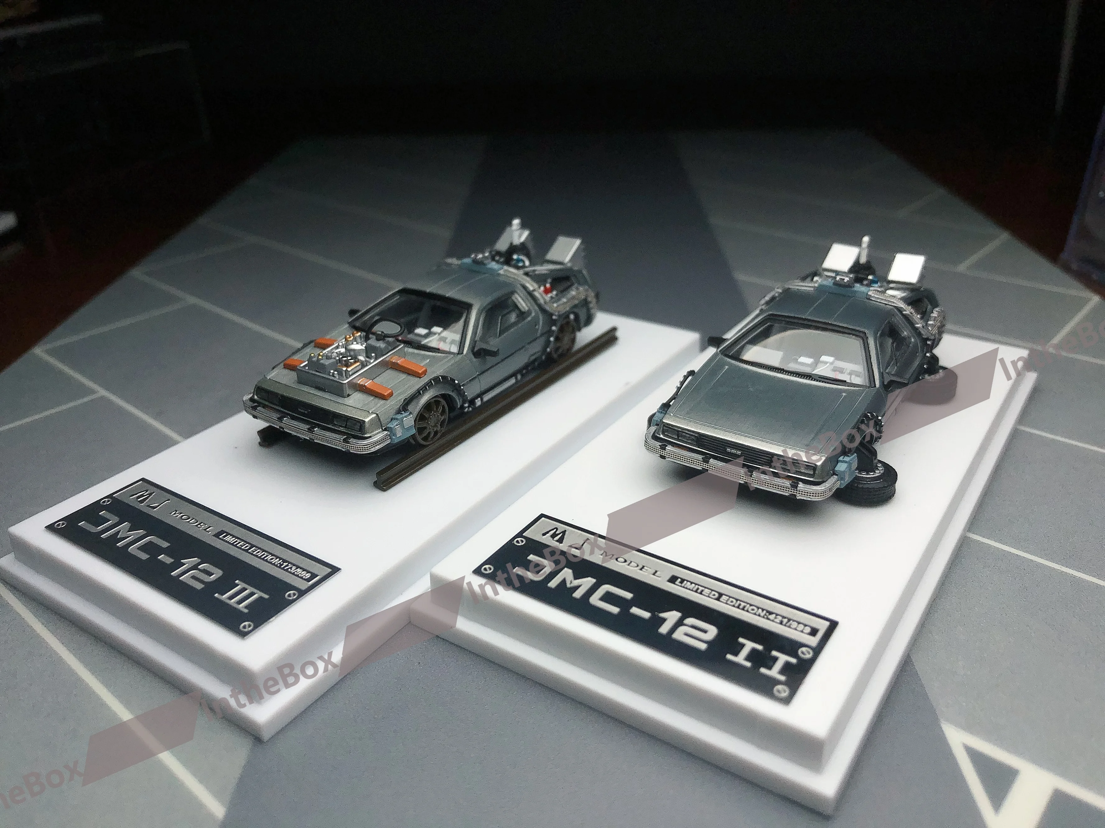 MJ 1/64 Назад в будущее (первая 1-3) машина времени Delorean литые модели автомобилей