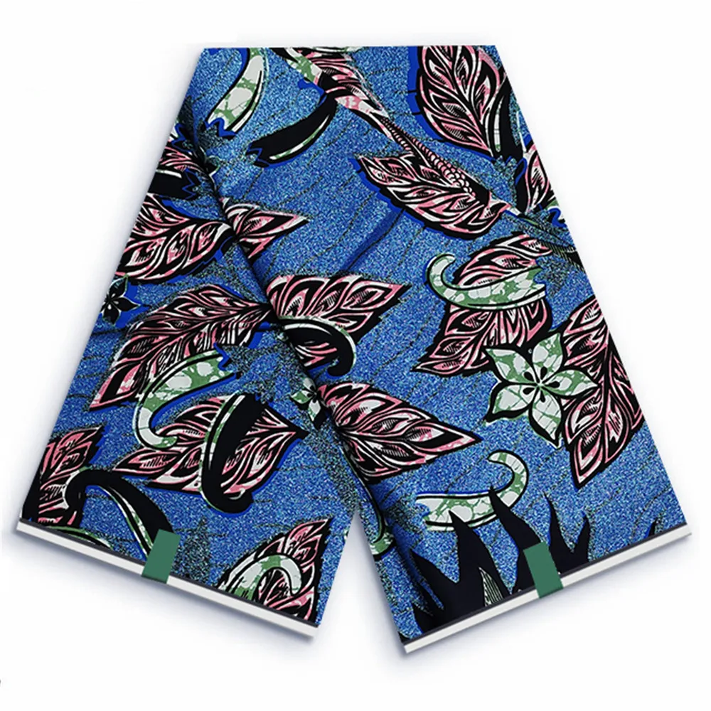 Великолепная ткань африканская вощеная 100% хлопок высокое качество восковой