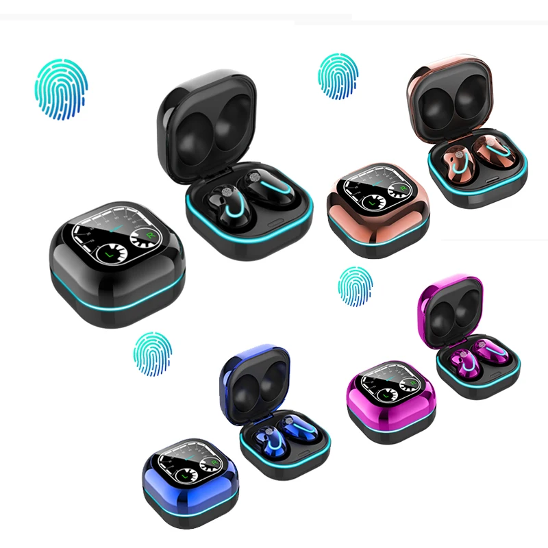 

Беспроводные Bluetooth-наушники со светодиодным дисплеем и светодиодный фоном