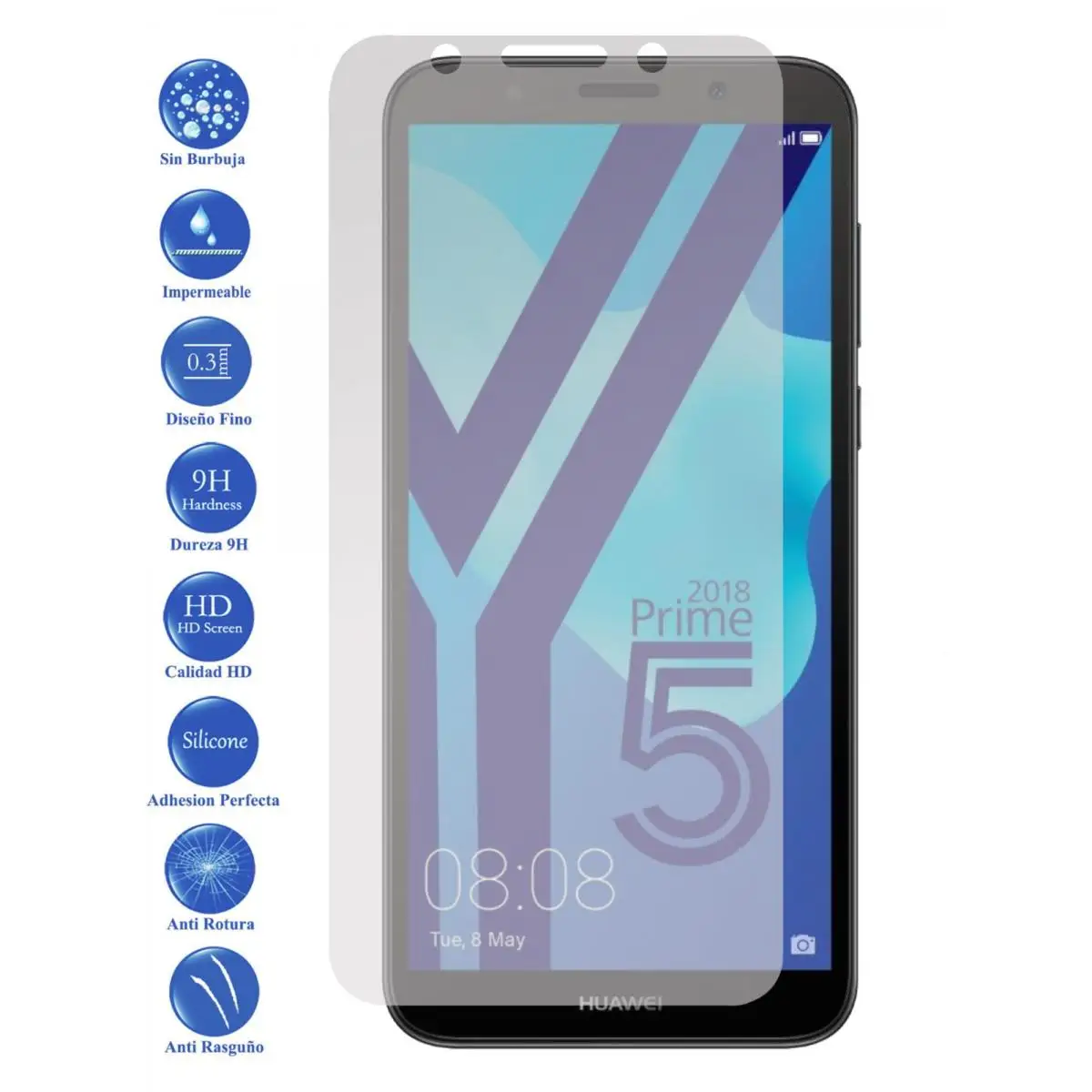 Защитное закаленное стекло для Huawei Y3 II Y5 Y6 Y7 Y9 2017 2018 2019 | Мобильные телефоны и