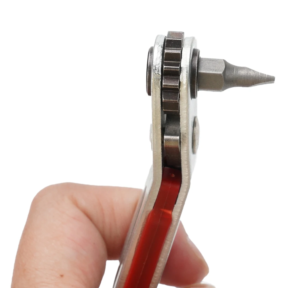 

11pcs Elbow Head Mini Ratchet Wrench 90 Degree Offset Screwdriver Handle With Bit Set Dual Drive Head Ratchet Wrench Hand Tools