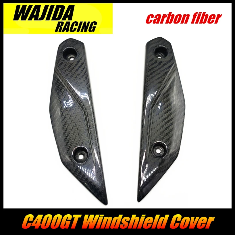 

FOR BMW C400GT Motorcycle Accessories Carbon Fiber Windshield Strips Cover C400 GT