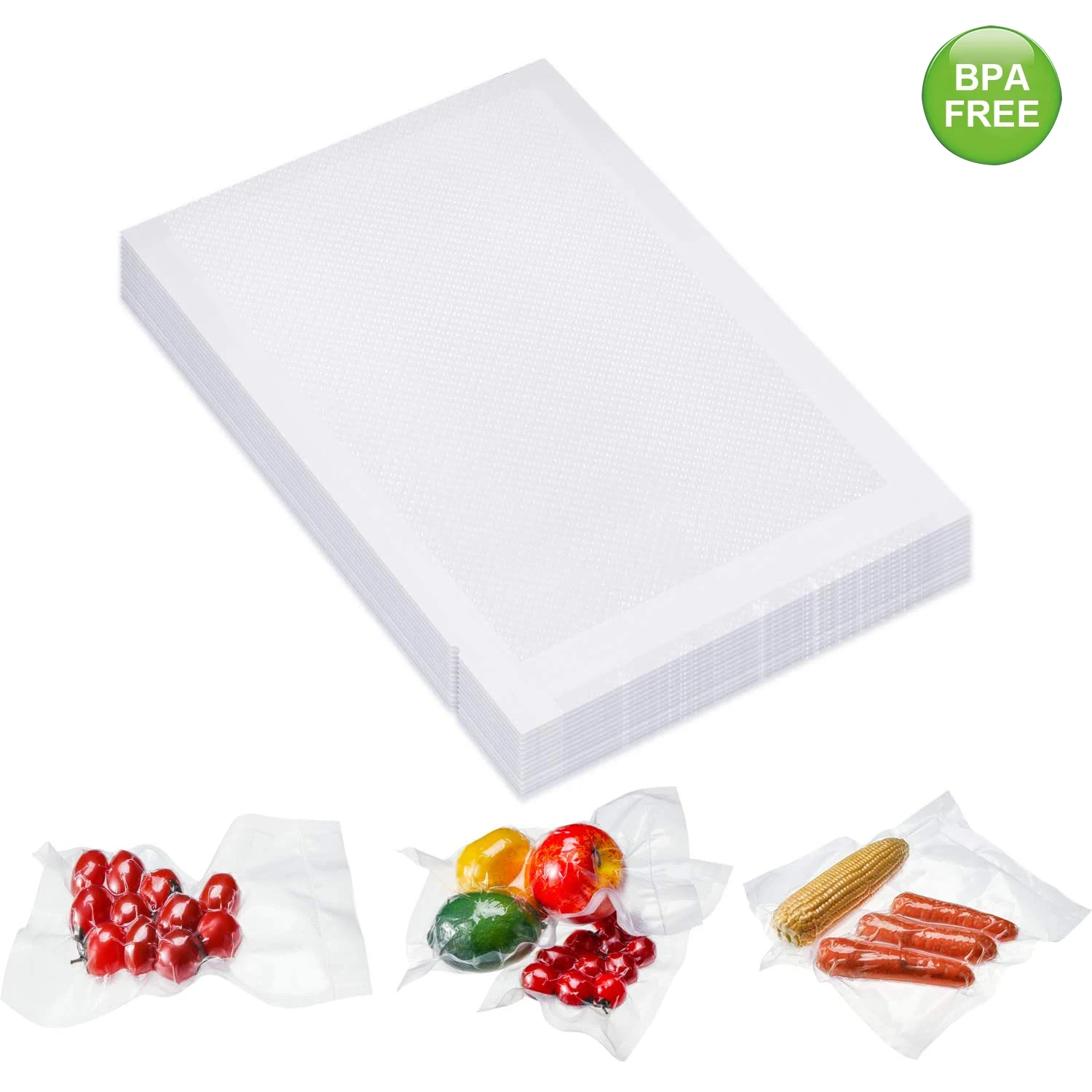 

100pcs/lot Kitchen Vacuum Bags for Food Vacuum Sealer Packing Machine Food Storage Bag BPA-Free Kitchen Accessories