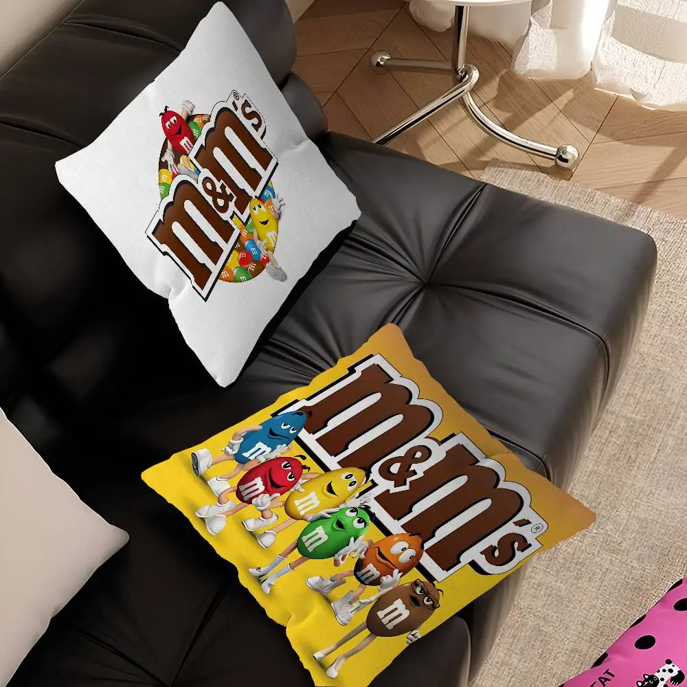 Фото Чехол для подушки Candy C-Chocolate MMS, декоративный чехол для подушки в стиле фермерского дома, чехлы для декоративных подушек для дивана №1