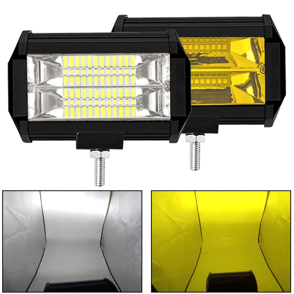 72 Вт внедорожник фонарь Рабочая лампа 5 дюймов для автомобилей мотоциклов