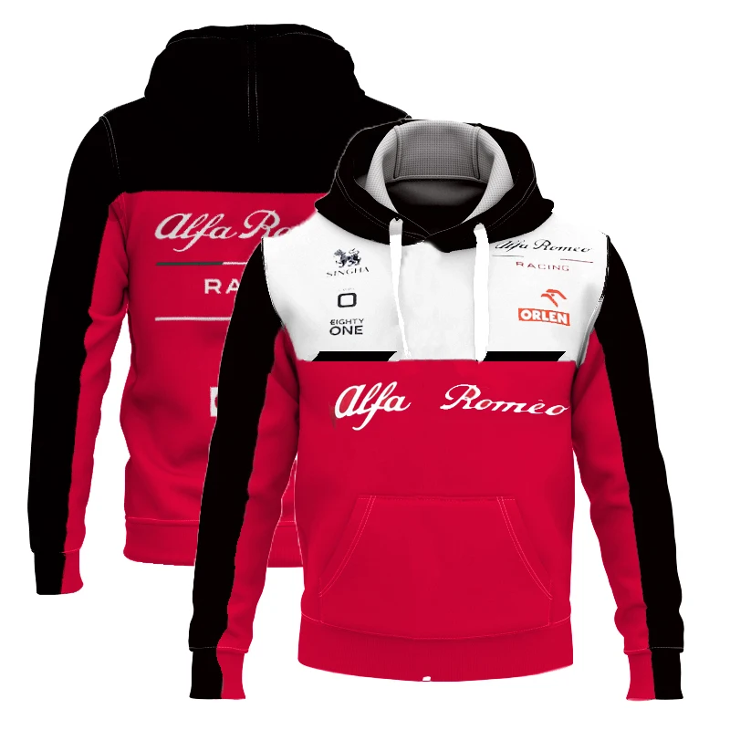 

Formula One pullover F1 team Alpha Bull logo cotton oversized hoodie male/female motorcycle fan Autumn winter sweatshirt 2022