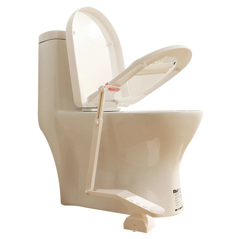 

Foot-Operated Toilet Lid Lifter Hands-Free Toilet Flipper Lift Anti-Dirty Toilet Seat Lid Holder Device Bathroom Accessories