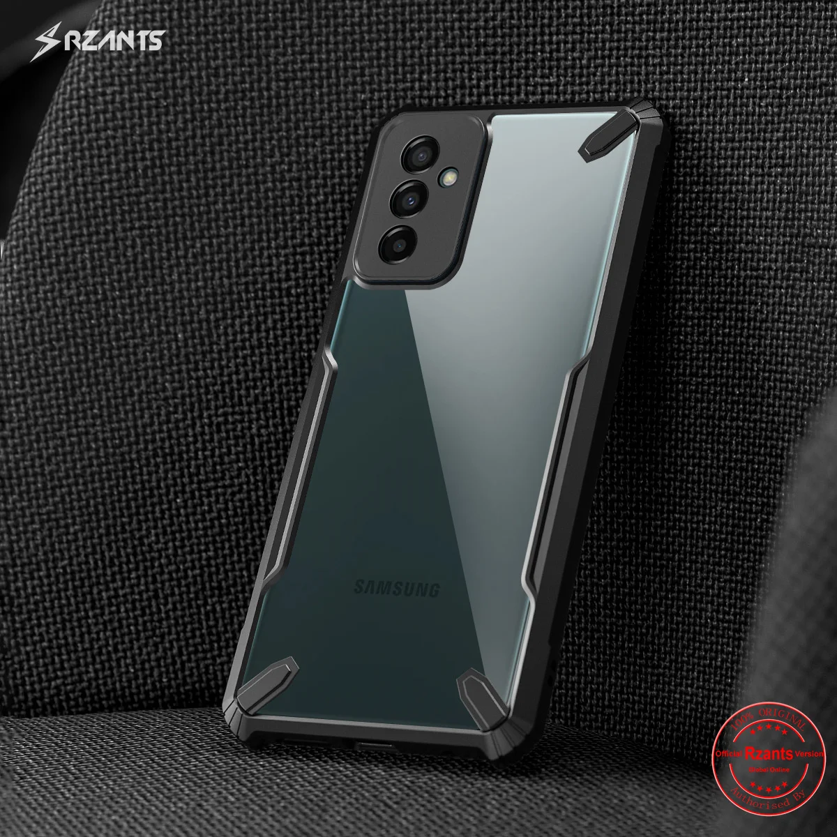 

Rzants For Samsung Galaxy M23 F23 M52 A14 5G Clear Back Case [Bull] Conor Design Cover Crystal Casing Camera Thin Shell