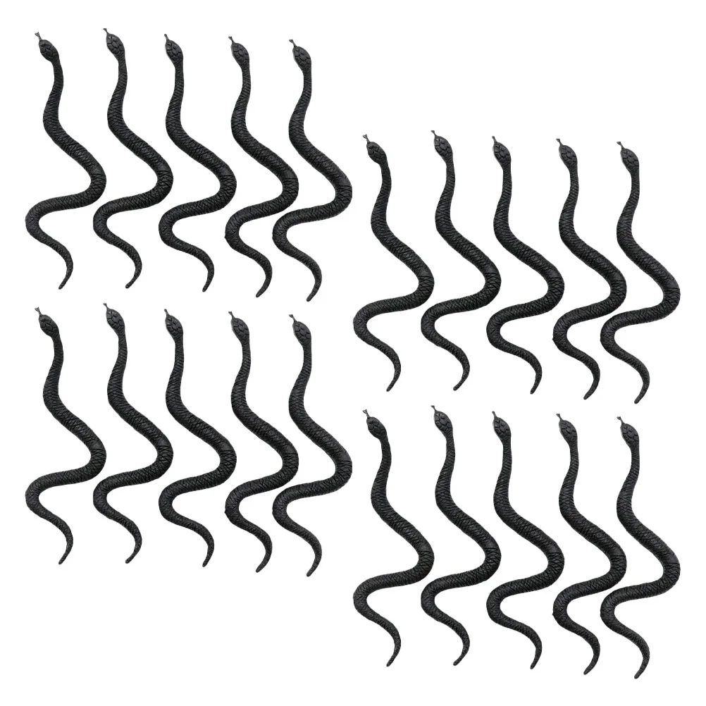 

Snake Toy Toys Fake Props Tricky Rubber Trick Snakes Prop Prank Simulation Halloween Scary Party Model Animal Wiggle Mamba Black