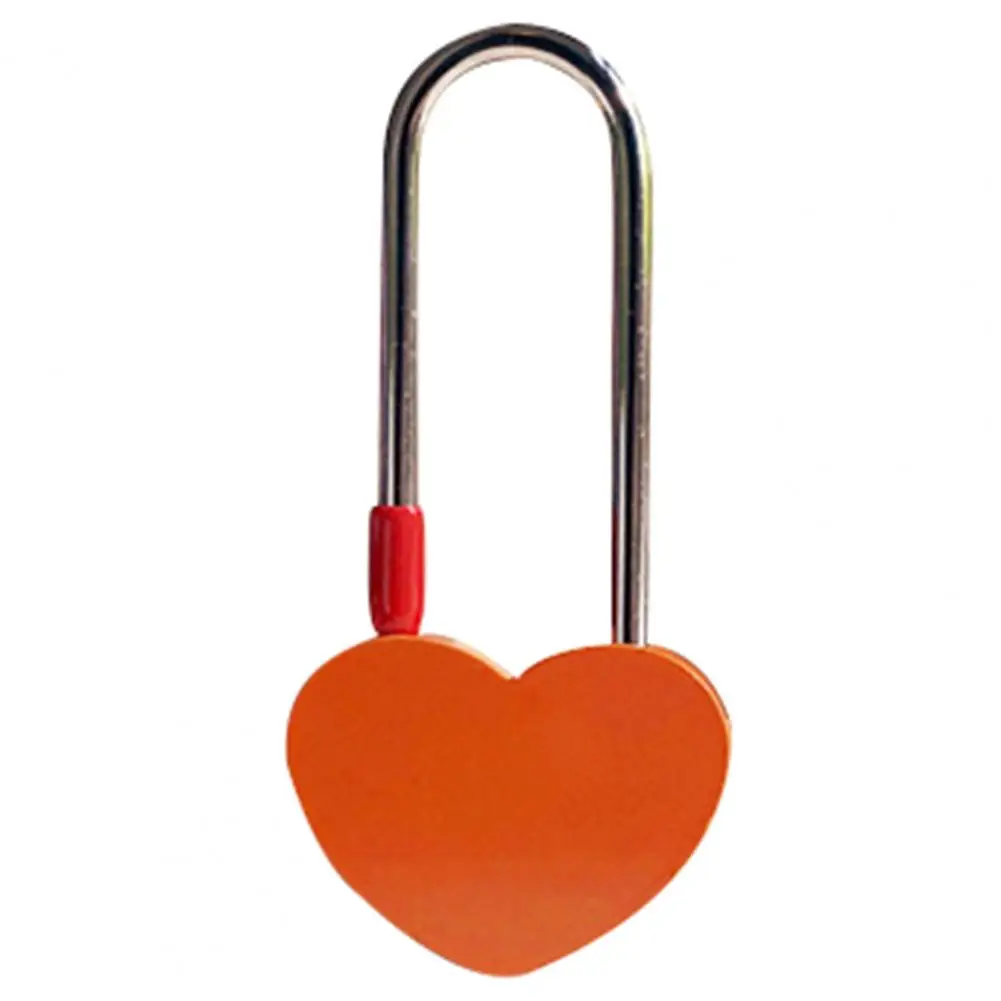 

Компактный замок для влюбленных, двойной замок из легированной стали с гравировкой в форме сердца, без ключа, замок для желаний, подарок на день Святого Валентина, годовщину