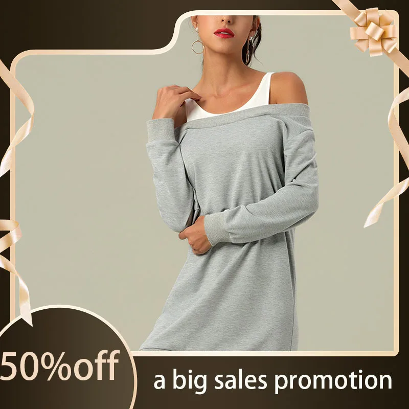 

Весенне-летнее модное Простое Повседневное женское платье-шорты с открытыми плечами ins