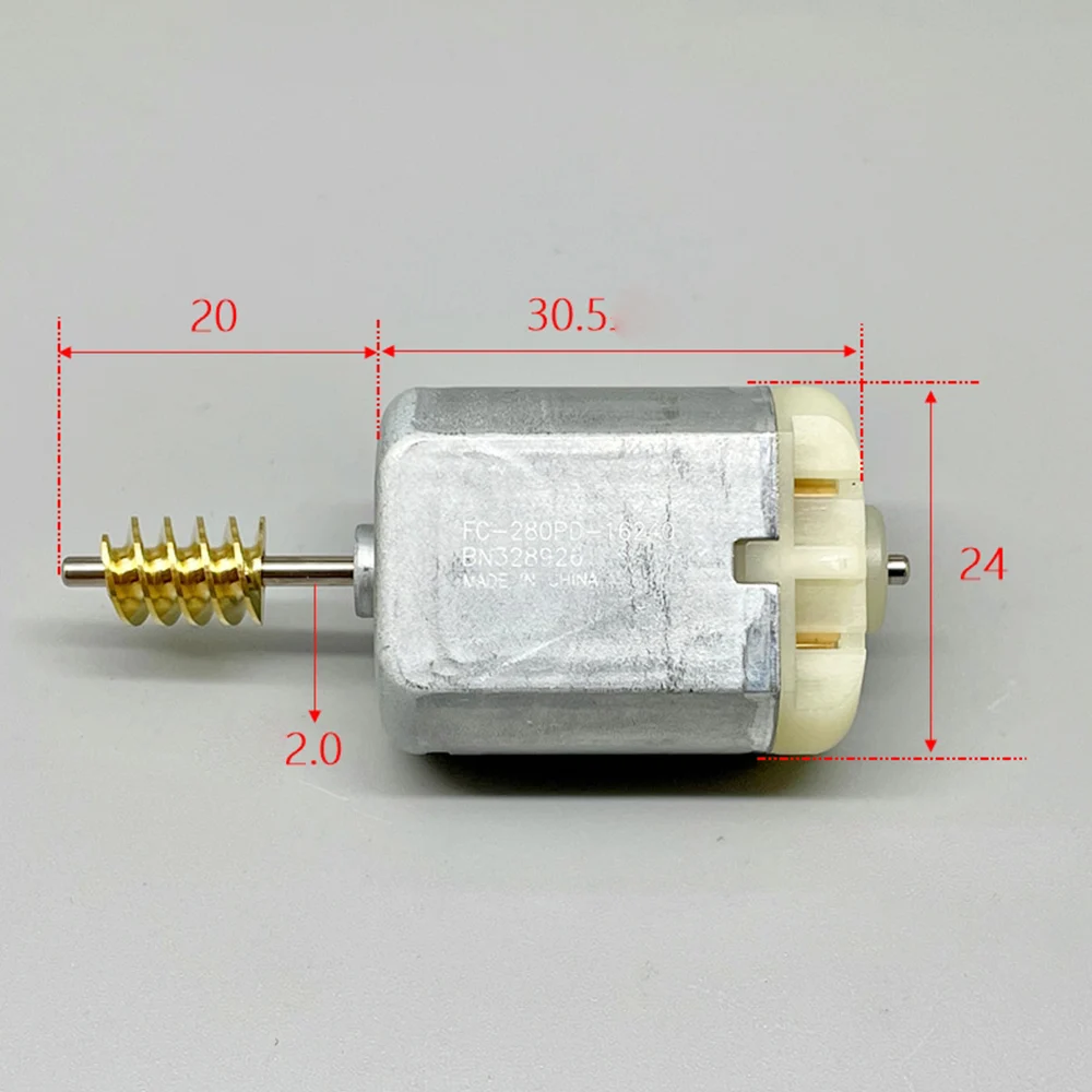 Mabuchi DC 8V-16V мини-фотоэлектрический углеродный щетка 7900 об/мин для автомобильного центрального замка с червячной передачей 9V 12V