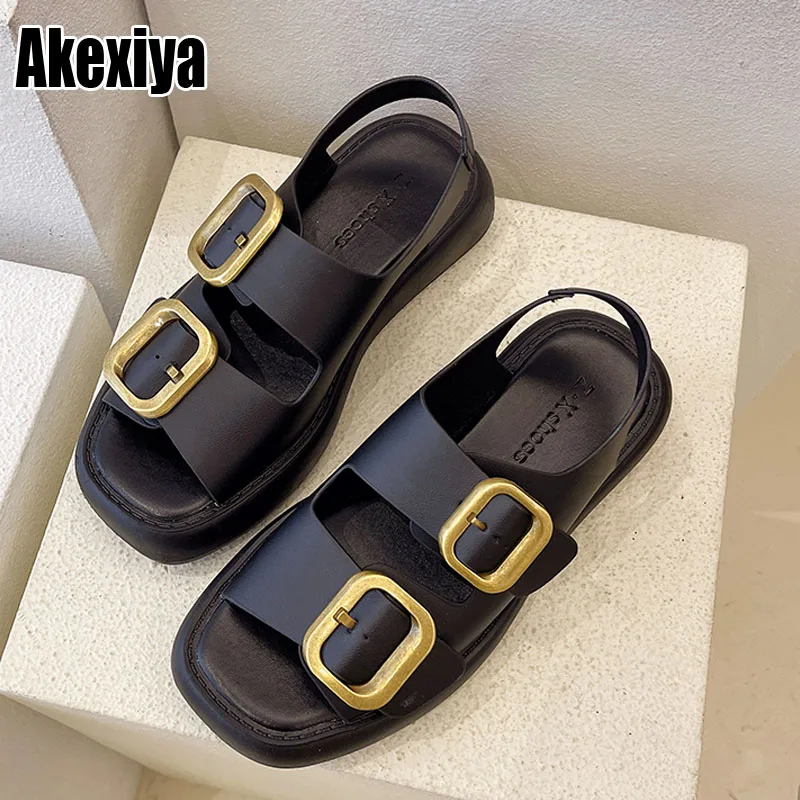 

Сандалии женские с открытым носком, пляжные босоножки, модные повседневные римские сандалии, BC4122, лето 2022