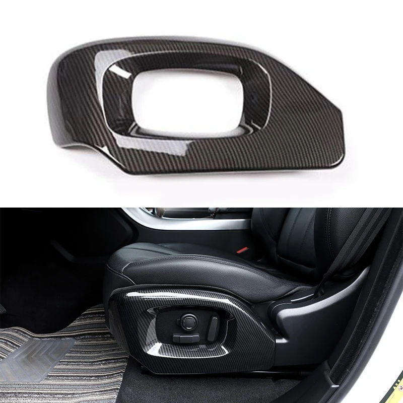 

Car Carbon Chrome Seat Side Frame Cover Trim Accessories for Land Rover Range Rover Vogue-Sport 2014-2017