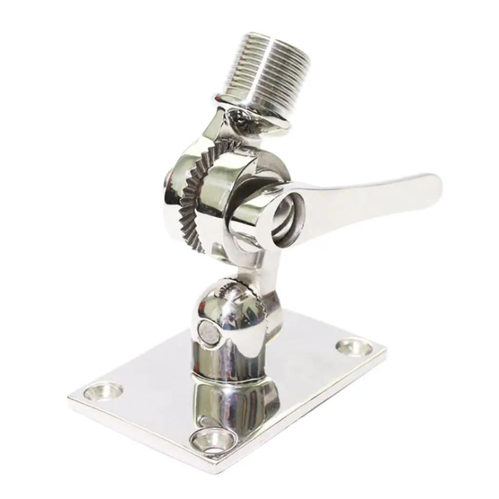 

1x VHF Ship Antenna Made of Stainless Steel 316 with Two And Adjustable