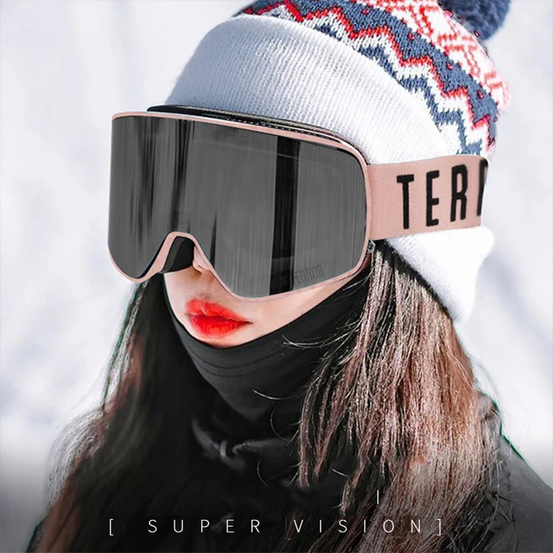 2023 Winter Ski Glasses Women Anti Fog Snowboard Goggles Men Outdoor Snowboarding Protective Cycling Eyewear Sports Equipment