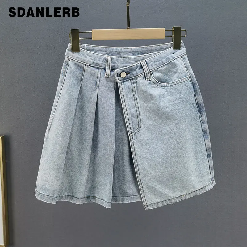 

Светильник совая мини-юбка, свободная, с высокой талией, со складками, летняя, 2021