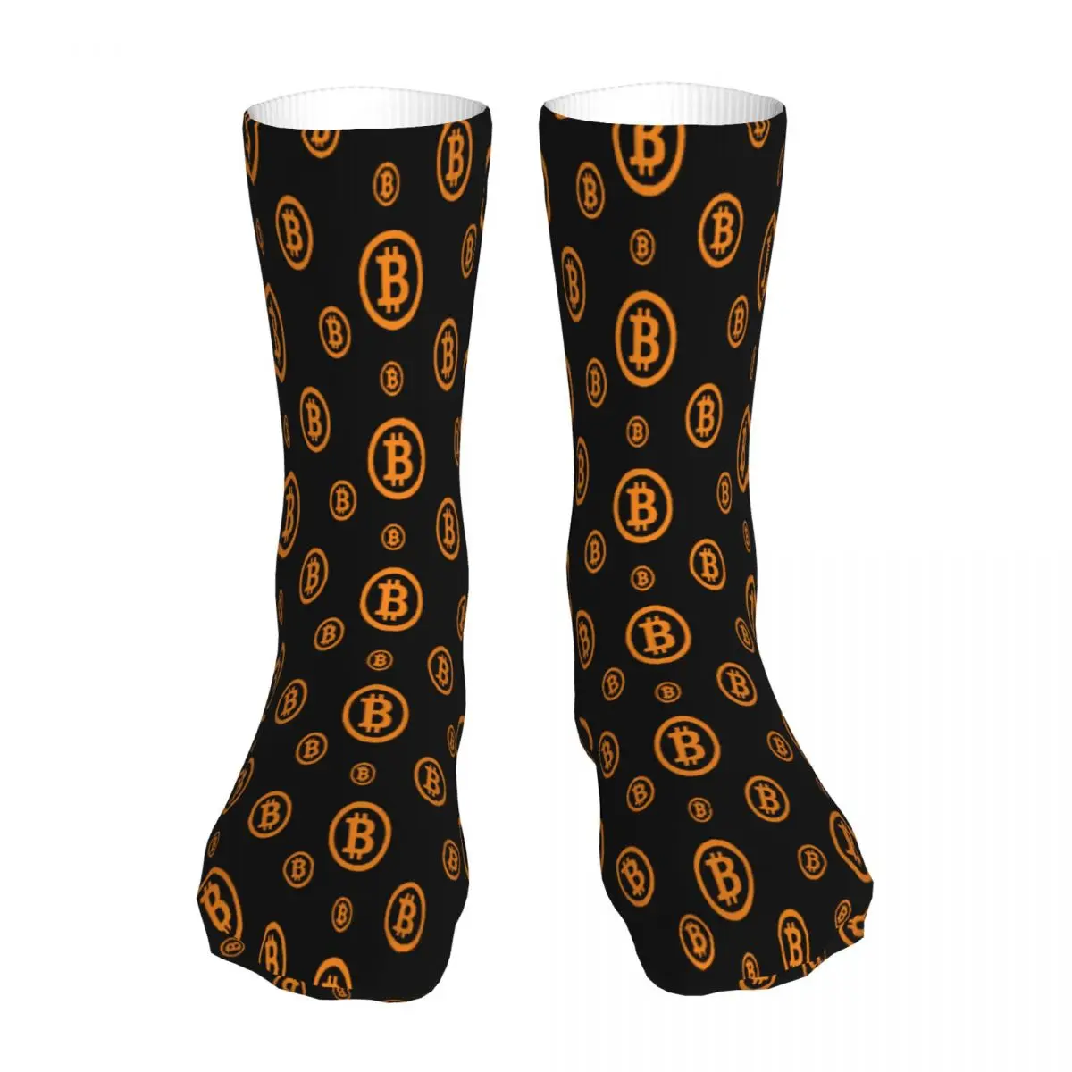 

Bitcoin Pattern Sock Socks Men Women Polyester Stockings Customizable Hip Hop