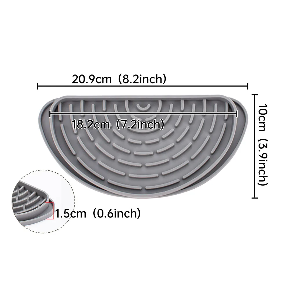 Water Dispensers Tray Refrigerator Drip Catcher Silicone Splash Guard Fridge Water Collector Pan Pad Trapezoidal Drip Tray