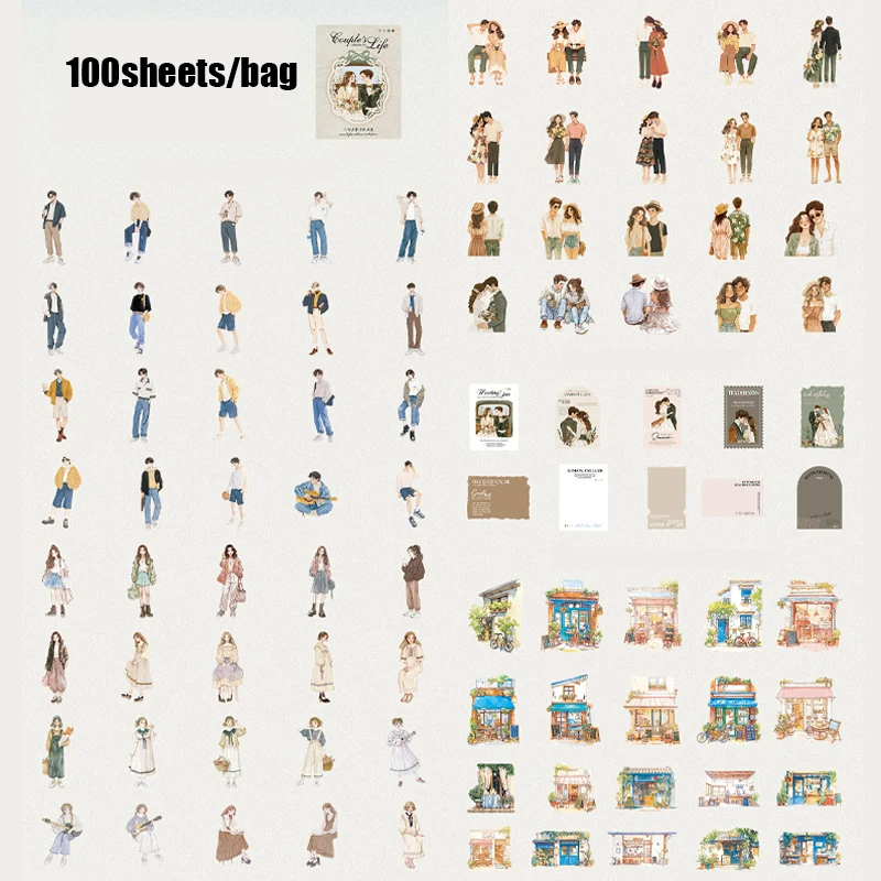 

Mr. Paper наклейки пейзажи 100 шт