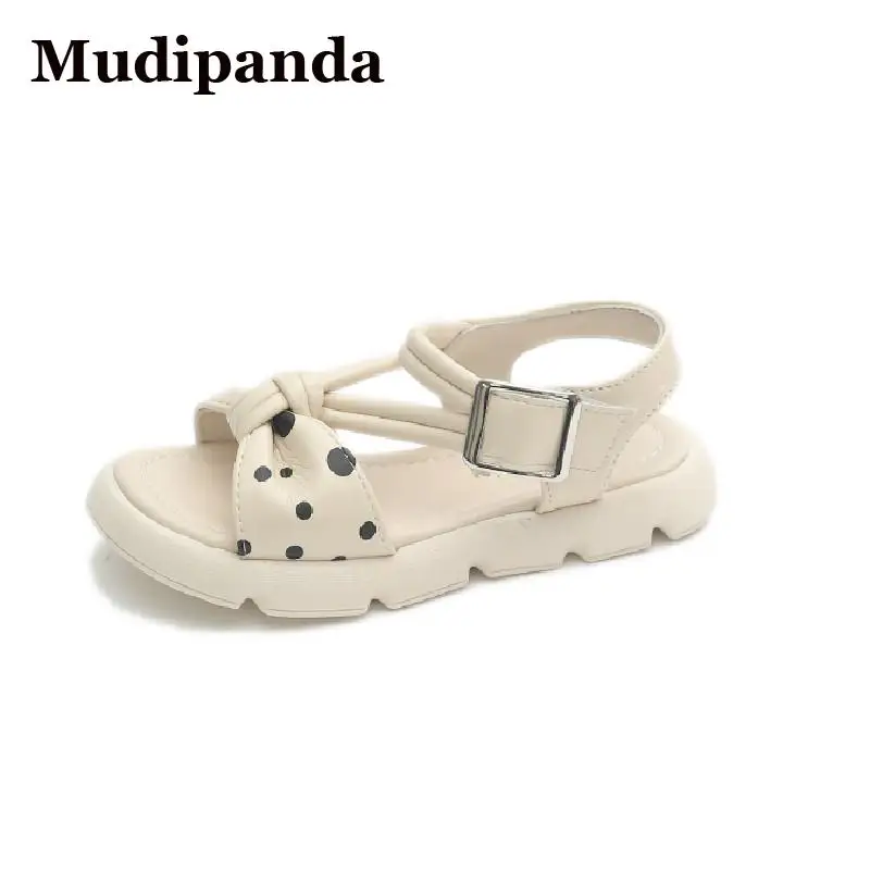 

Sandals For Kid's 2022 Summer New Fashion Polka Dot Girls Soft Non-slip Comfortable Beach Shoes Baby Sandals