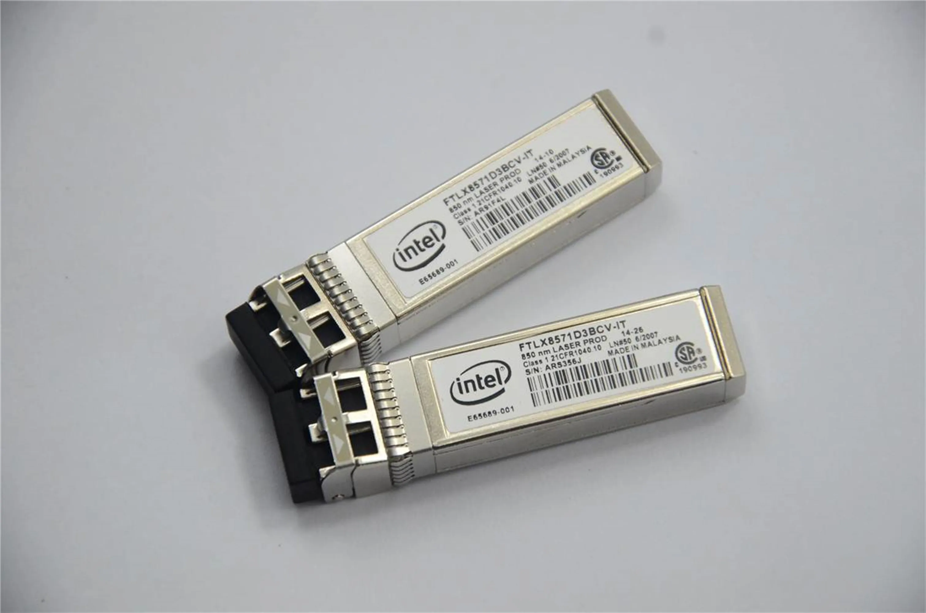 Enlarge Intel optical fiber sfp 10g/FTLX8571D3BCV-IT/10G SFP/E65689-001/X710 X520 transceiver/adapter general 10g/10G Fiber optic module