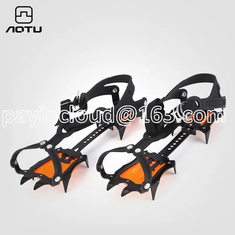

Concave-Convex Crampons Outdoor Professional Ice Climbing Sky Non-Slip Shoe Cover Mountaineering Rock Climbing Snow SpikeScratch