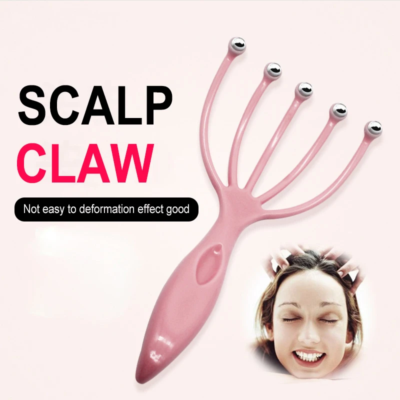 

Head Relax Massager Healing Neck Claw Massage Anti-stress Pain Relief Octopus Scalp Relax Spa Headache Stimulate Blood Circulate