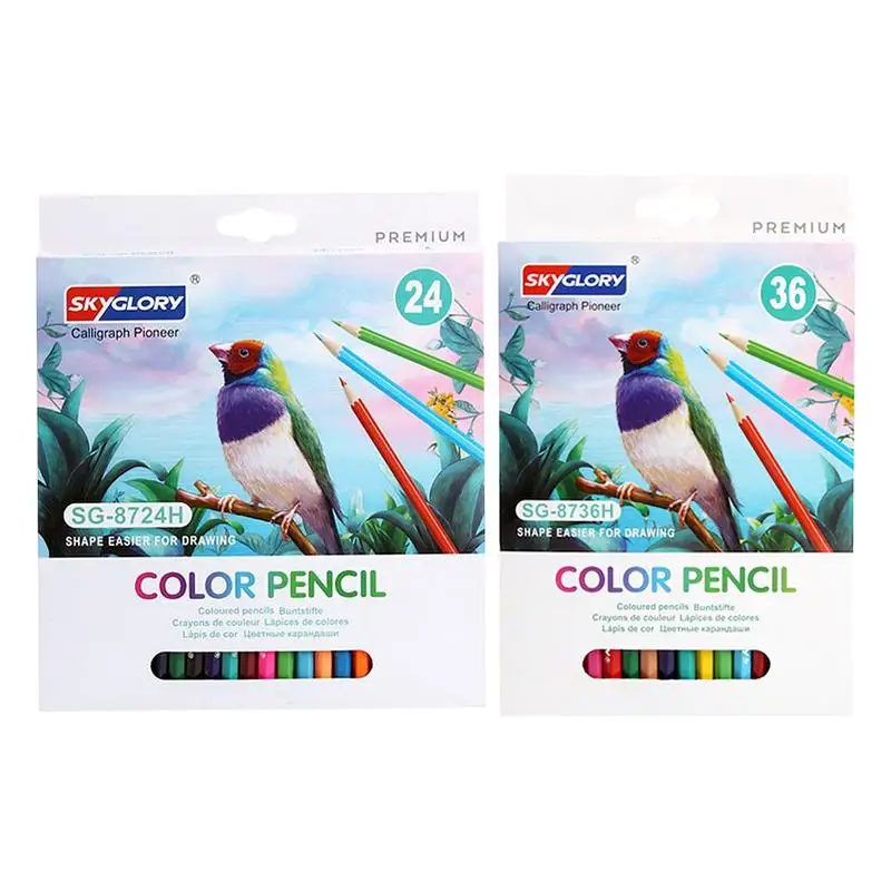 

Colored Pencils For Kids Coloring Pencils For Drawing 24-color Or 36-color Hexagonal Colored Pencils Kids Doodle Art Supplies