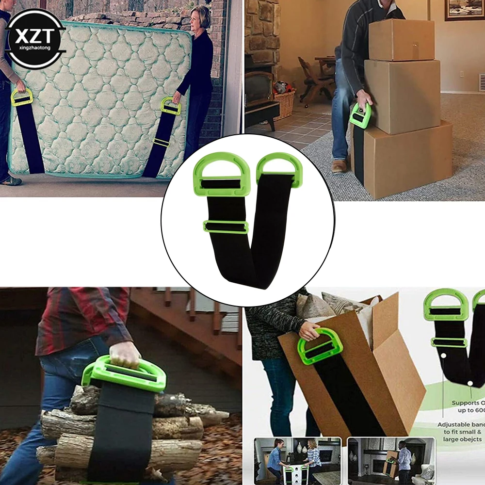 

Move House Tool Belt Adjustable Moving And Lifting Straps For Furniture Boxes Mattress green Strap Team Straps Mover Easy Convey