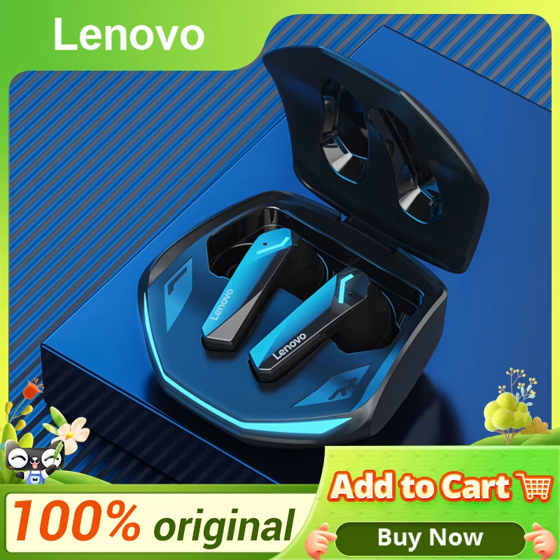 Купить на Aliexpress Новые спортивные наушники Lenovo GM2 PRO с Bluetooth 5,3, игровые беспроводные наушники-вкладыши с низкой задержкой, двухрежимные музыкальные наушники