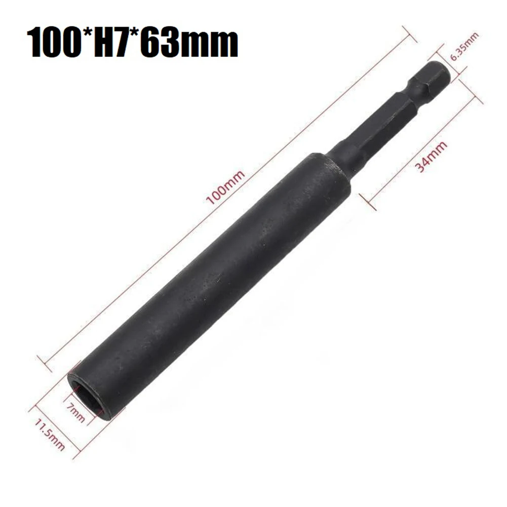 

Black Chrome vanadium Steel Hex Socket Adapter with Strong Torque and High Bite Ideal for Auto and Mechanical Repair