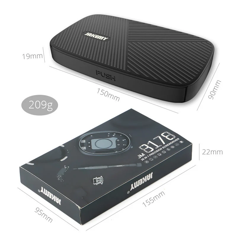 Магнитный Набор отверток Jakemy для бытового ремонта портативные мини-отвертки из