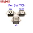 Оригинальный Usb-разъем для подключения к консоли Nintendo Switch Lite, 20 шт.