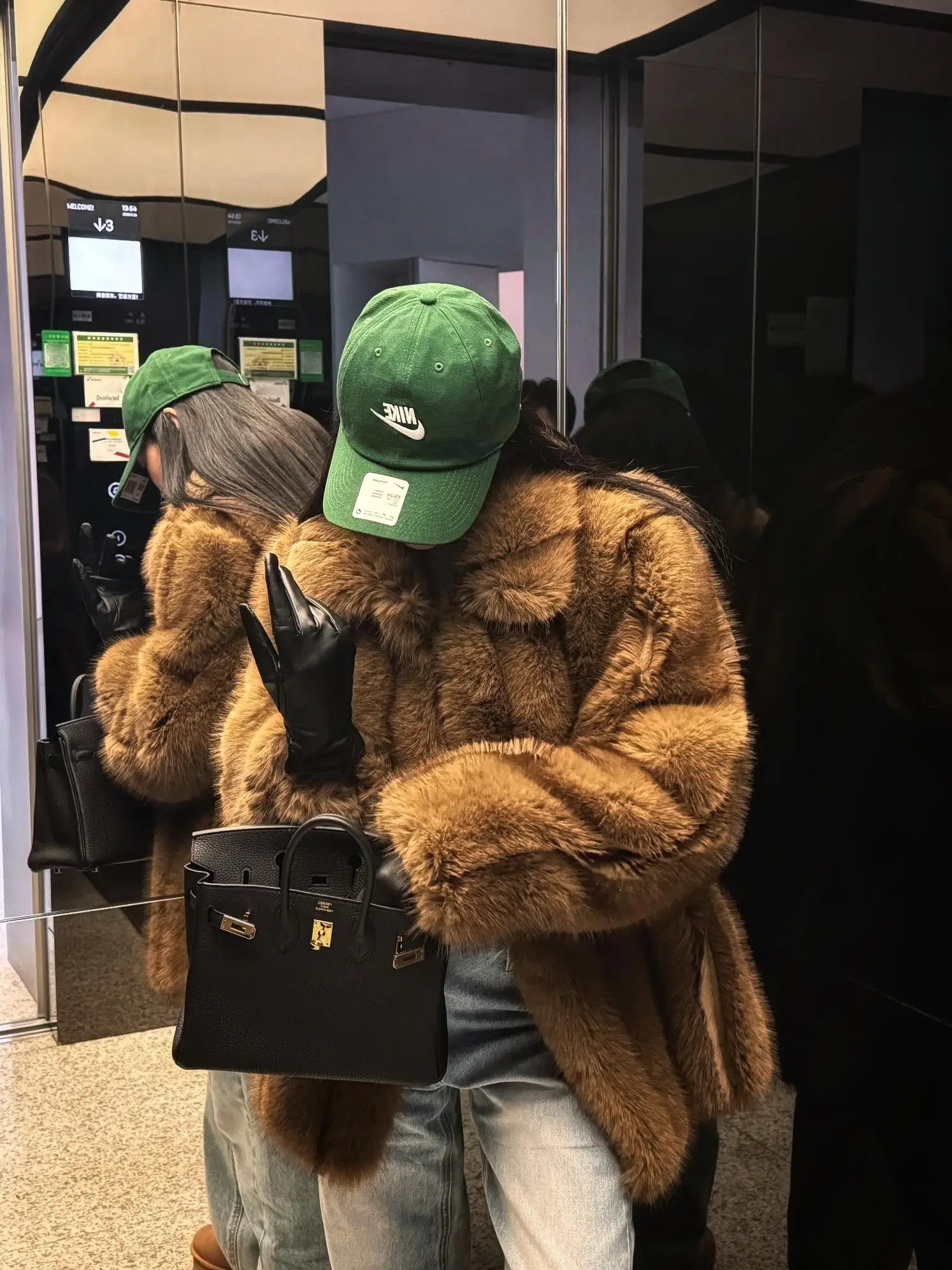 Clearance Leak-Picking ~ Counter Withdraw from Cupboard Winter Heavy American Gyaru Retro Thickened Environmentally Friendly ...