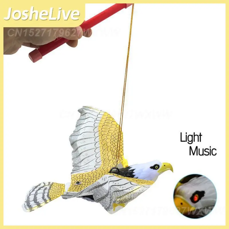 

Luminous Bird Repellent Hanging Eagle With Music Flying Bird Scarer Garden Portable Flying Bird Garden Decor