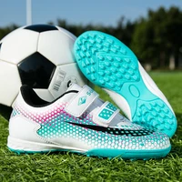 kids soccer shoes trendy boys football cleats sneakers children training futsal shoe kid zapatos de futbol