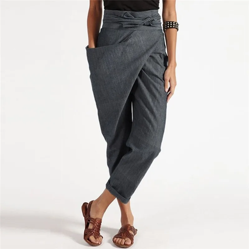

High Waist Pants Women Casual Punk Pants Loose Streetwear Pencil Harajuku Pants Cool Fashion Hip Hop Female Trousers
