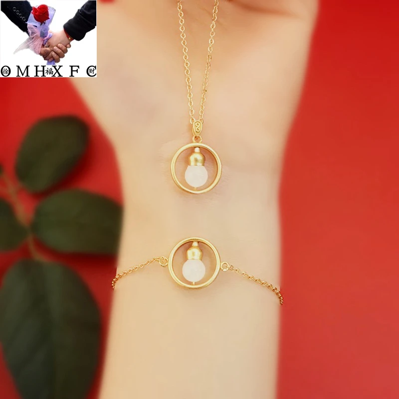 

Ювелирный Комплект из браслета и подвески, в европейском стиле