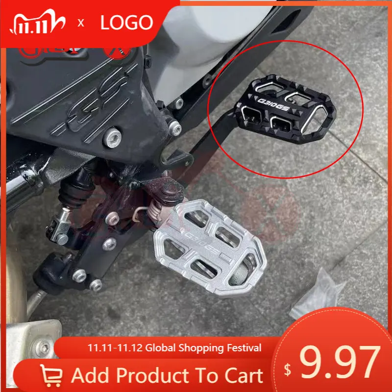 

For BMW G310GS G 310GS 2017-2019 2020 2021 Accessories Rear Foot Brake Lever Pedal Enlarge Extension Rear Brake Peg Pad Extender