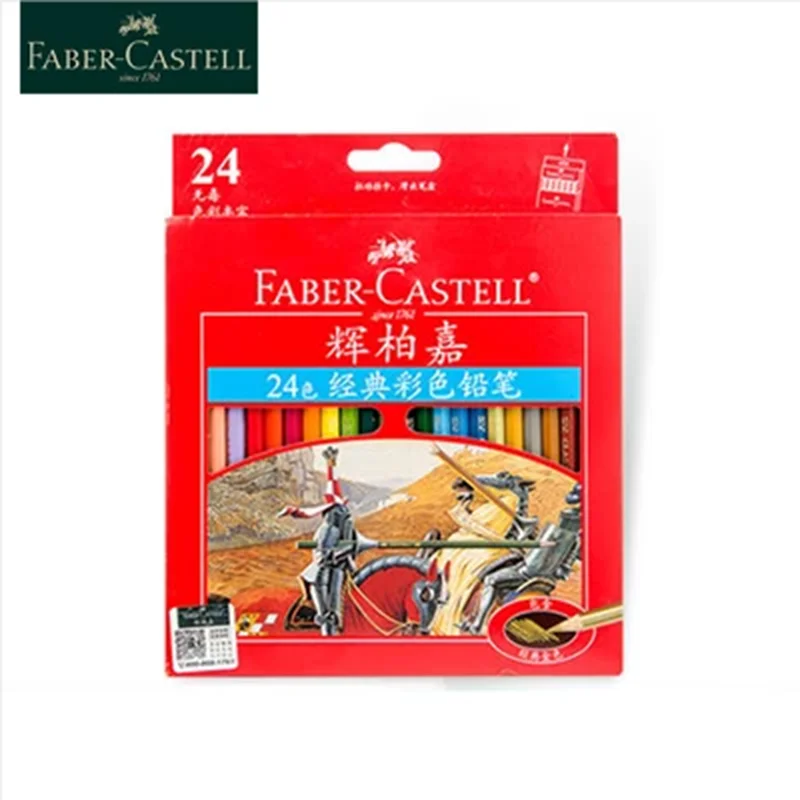 

Профессиональные цветные карандаши Faber-Castell 12/24/36 для рисования, цветные карандаши на водной основе, цветные карандаши, фотокарандаши 1158