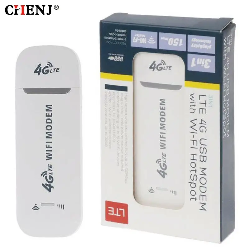 

Unlocked 4G LTE USB Modem Mobile Wireless Router Wifi Hotspot SIM Card Slot Convenience And Portable High Speed Internet Access