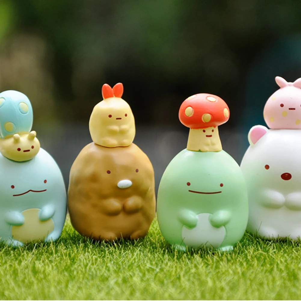 

8 шт./компл. Kawaii фигурки героев мультфильмов, аниме игрушки, Симпатичные ПВХ игрушки для подростков, детская игрушка, подарок, игрушки