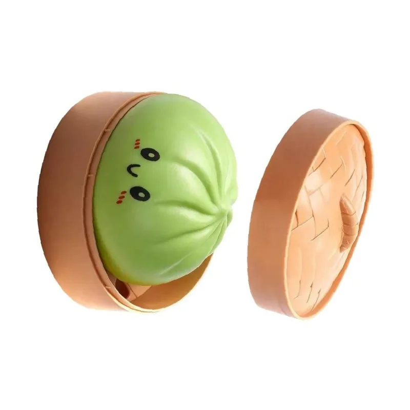 Фото WOWFU-Dumpling Squishy: Загадочные сквиши-пельмени для взрослых, призы для класса, сувениры для вечеринок, сквиши-антистресс, мячики для снятия стресса №3