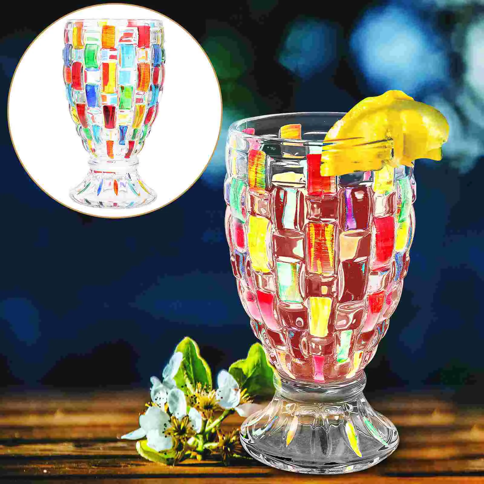 

Glasses Cup Glasspainted Cups Drinkingchampagne Goblet Cocktail Martini Coffee Beverage Iced Margarita Goblets Water Mexican