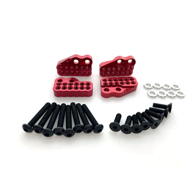 

4 шт., металлический амортизатор, регулируемая высота, угловая подставка для осевого каприа AXI03004 1/10 RC Гусеничный автомобиль, обновленные дет...