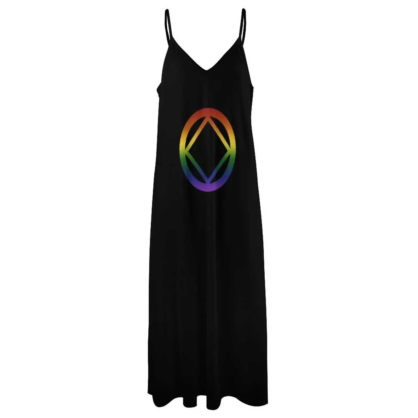 Платье Anonymous Rainbow Pride Symbol из полиэстера