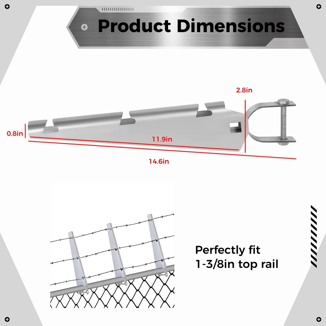 5 шт. удлинители для колючей проволоки 1-3/8 дюйма